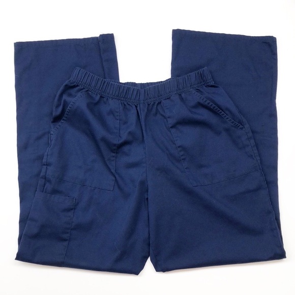 ScrubStar navy blue scrub pants - Picture 1 of 7